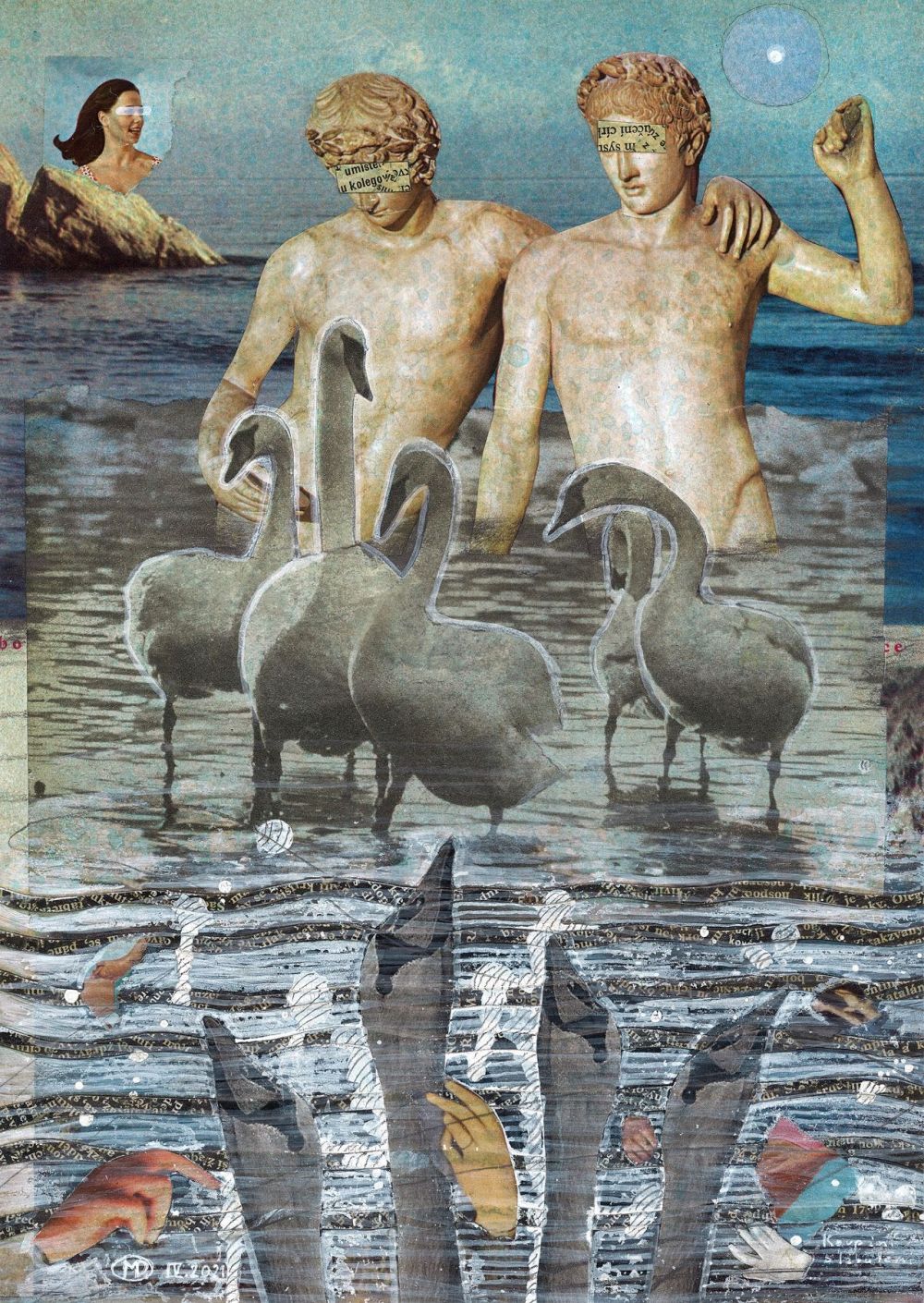 Nager avec des cygnes...